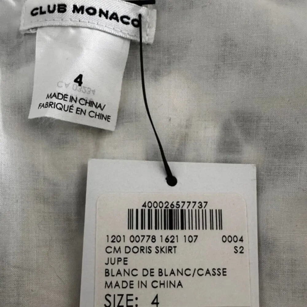 Club Monaco NEW Club Monaco White Lace Mini Skirt - Picture 7 of 7
